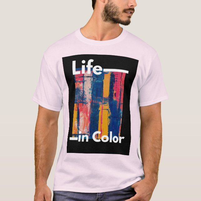 Camiseta Vida en color (Anverso)