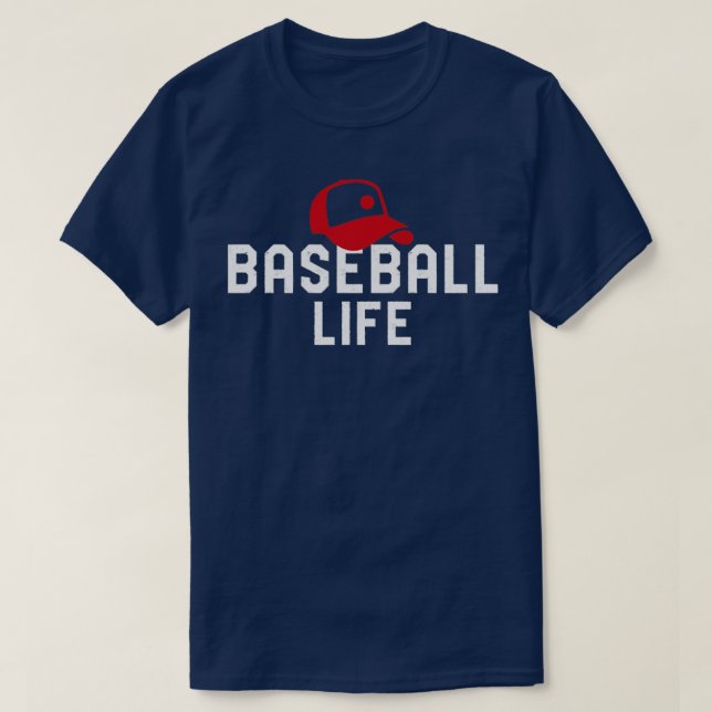 Camiseta Vida en el béisbol1 (Diseño del anverso)