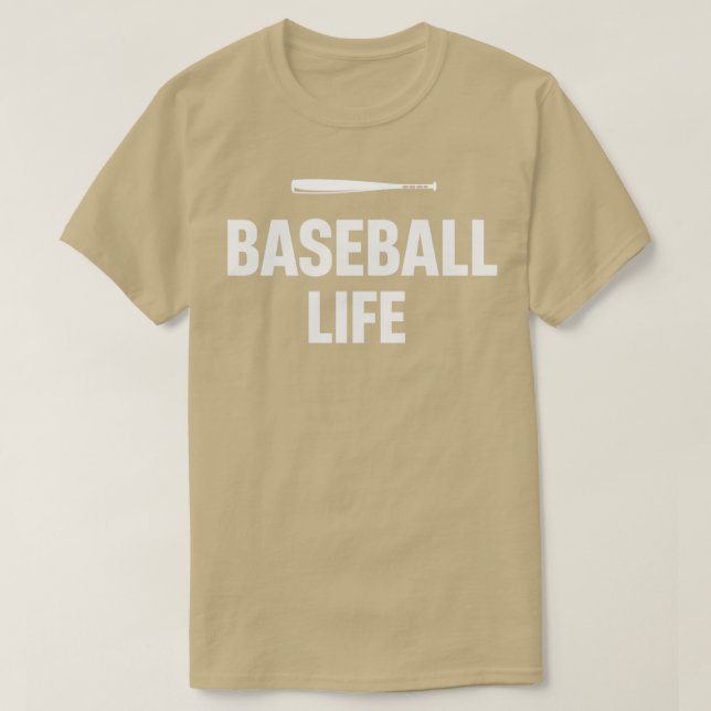Camiseta Vida en el béisbol10 (Diseño del anverso)