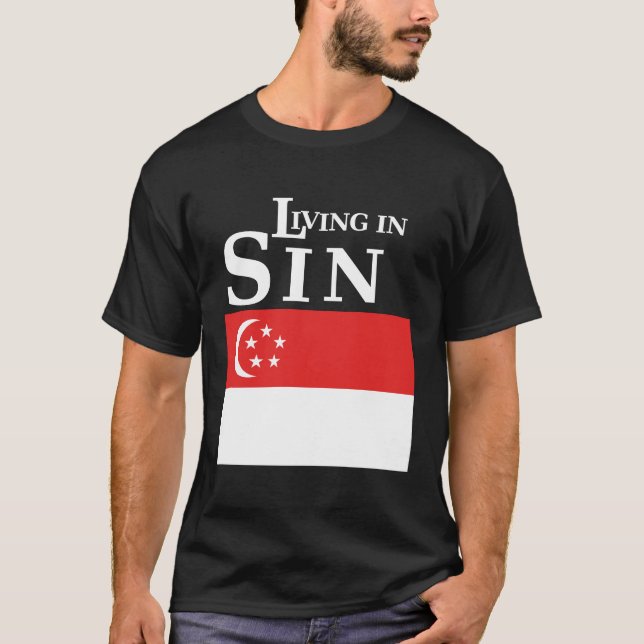 Camiseta Vida en el PECADO - edición de Singapur (Anverso)