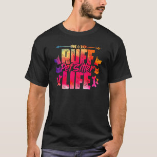 Camiseta Vida En El Sitio Del mascota Para Un Humor De Anim