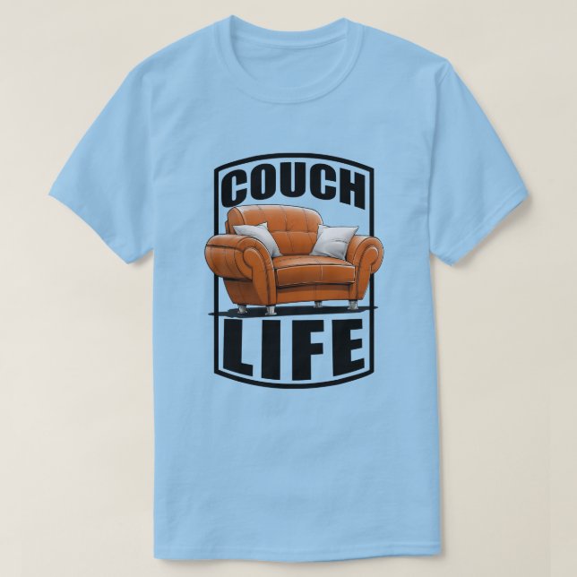 Camiseta Vida en el Sofá (Diseño del anverso)
