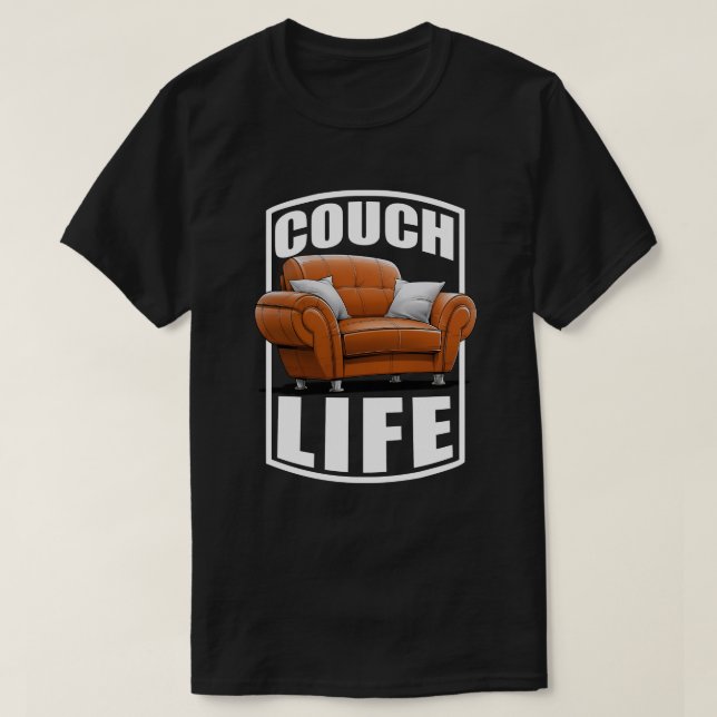 Camiseta Vida en el Sofá (Diseño del anverso)