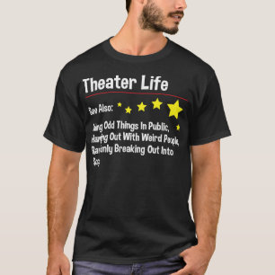 Camiseta Vida en el teatro - Teatro de actriz actor