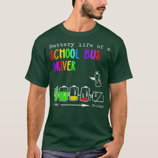 CAMISETA VIDA EN LA BATERÍA DE UN CONDUCTOR DE AUTOBÚS ESCO