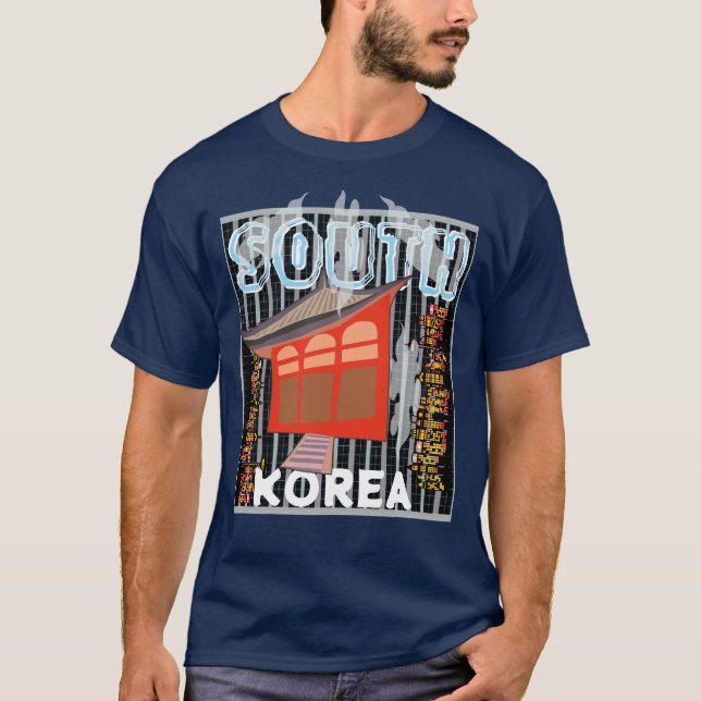 Camiseta Vida en la ciudad de Corea del Sur (Anverso)