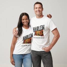 Camiseta Vida en la entrada de Harlem West Village