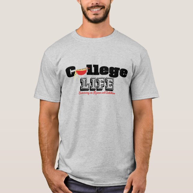Camiseta Vida en la universidad (Anverso)
