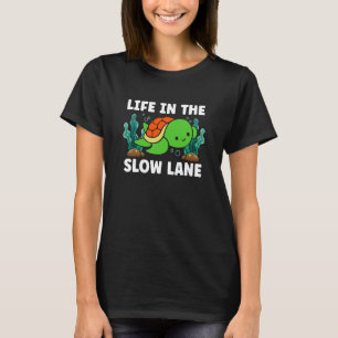 Camiseta Vida en la vía lenta Hábitat Ciencia natural Mari