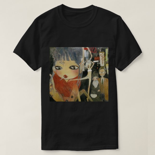 Camiseta Vida en las ciudades de Aya Takano (Diseño del anverso)