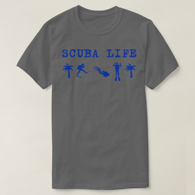 Camiseta Vida en Scuba Buceo Scuba Buceadores Océanos Buceo (Diseño del anverso)