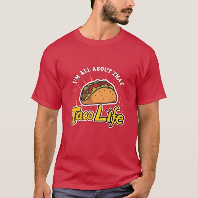 Camiseta Vida en Taco (Anverso)