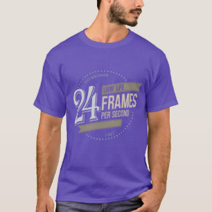 Camiseta Vida en vivo 24 marcos por segundo regalo