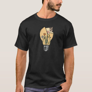 Camiseta Vida En Vivo En Flores Veraniegas De Pleno Floreci