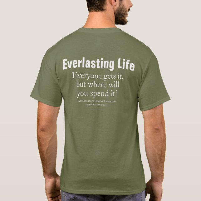 Camiseta Vida eterna (Reverso)