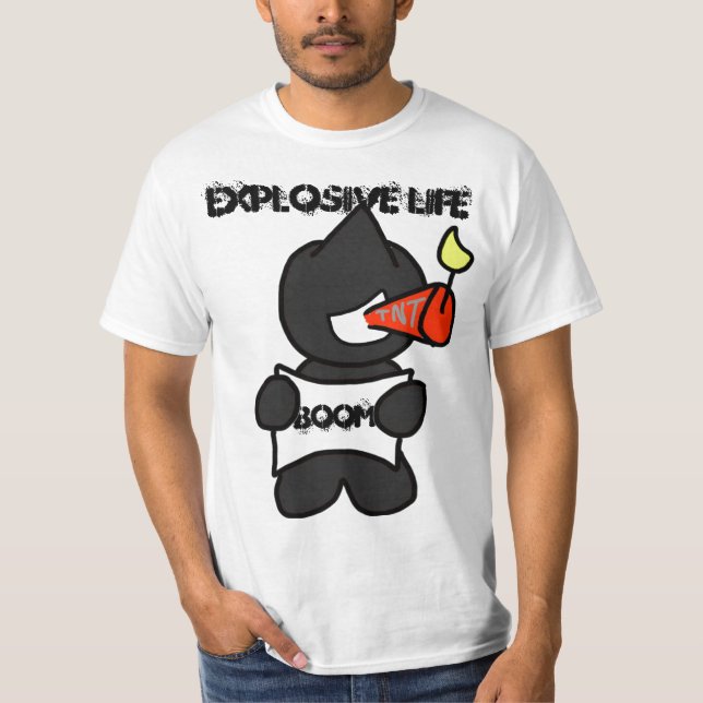 Camiseta vida explosiva (Anverso)