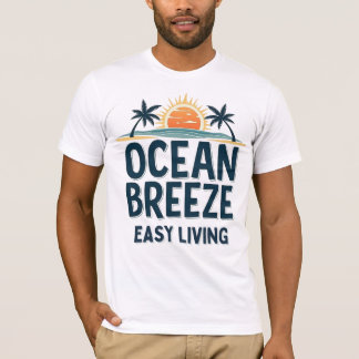 Camiseta Vida Fácil Brisa Oceánica
