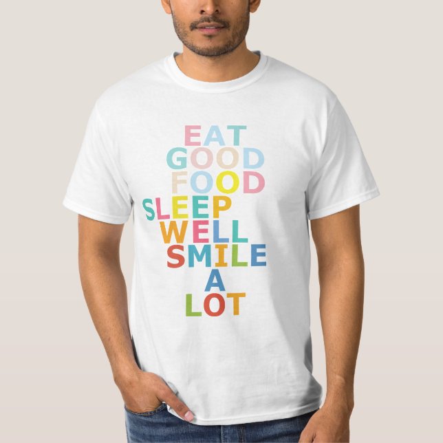 Camiseta Vida feliz (Anverso)