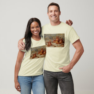 Camiseta Vida fija de Renoir con cebollas (1881)