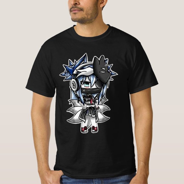 Camiseta Vida gacha (Anverso)