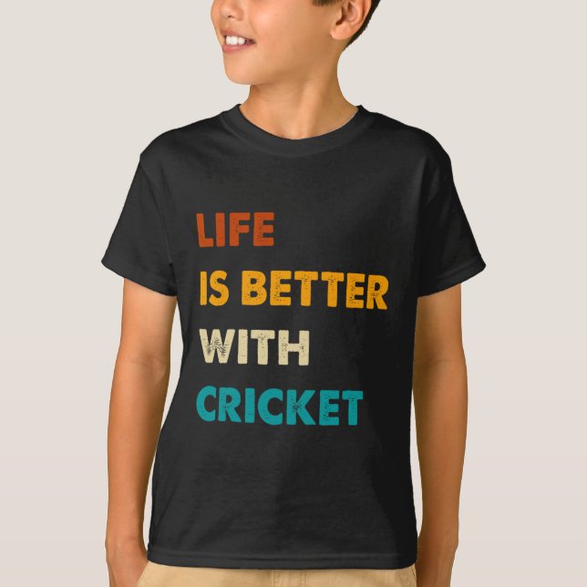 Camiseta Vida Graciosa de Grillo es Mejor Con Grillo  (Anverso)