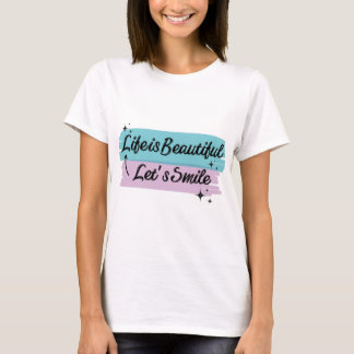Camiseta Vida hermosa, corazón feliz