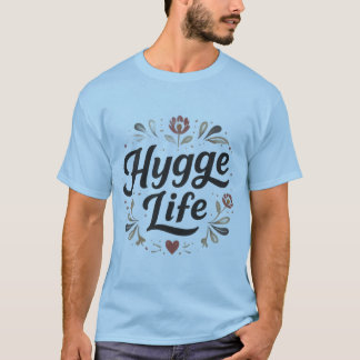 Camiseta Vida Hygge Minimalista Escandinava
