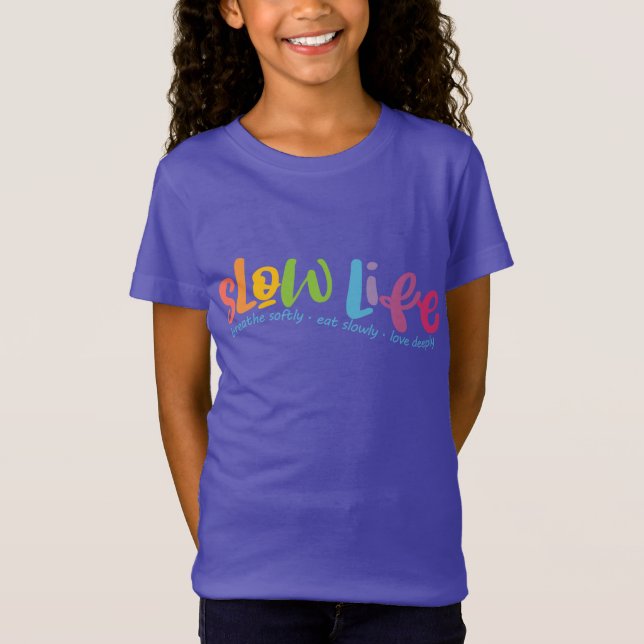 Camiseta Vida lenta (Anverso)