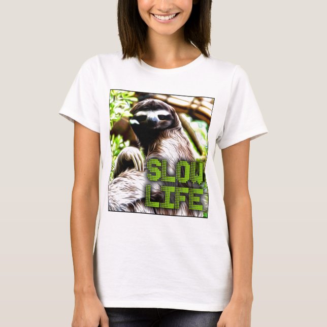 Camiseta Vida lenta (Anverso)