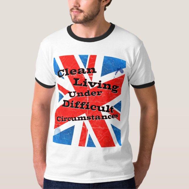 Camiseta Vida limpia bajo circunstancias difíciles (Anverso)