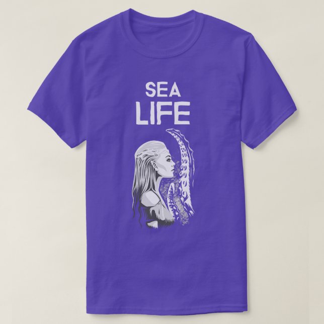 Camiseta Vida marina (Diseño del anverso)