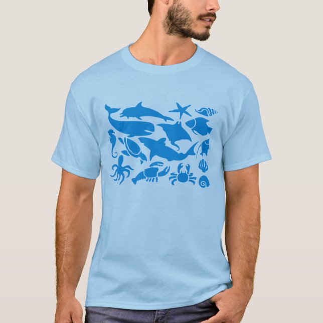 Camiseta Vida marina (Anverso)