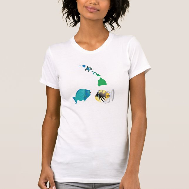 Camiseta Vida marina de Hawaii (Anverso)