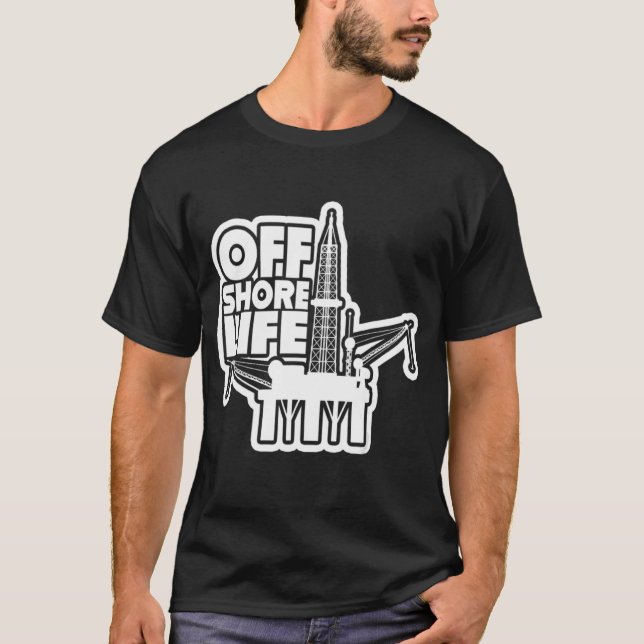 Camiseta Vida marina Rughneck Oilfield Worker Drill O (Anverso)