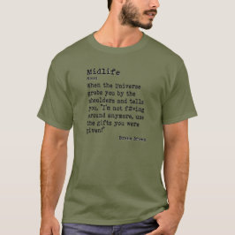 Camiseta Vida media: Cuello básico de la tripulación T