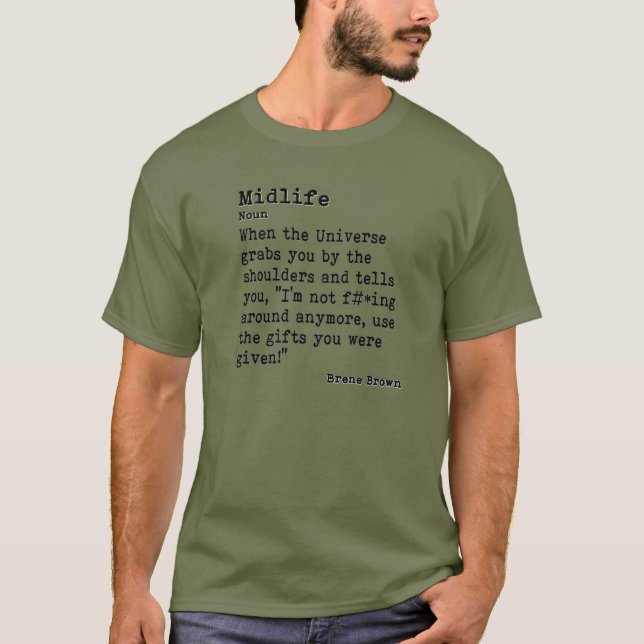 Camiseta Vida media: Cuello básico de la tripulación T (Anverso)