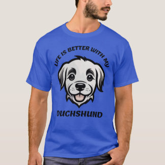Camiseta vida mejor con mydachshund