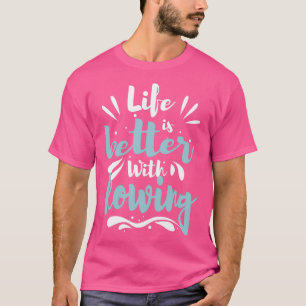 Camiseta Vida Mejor Con Rowing Guay Funny Rowing Rower Cl