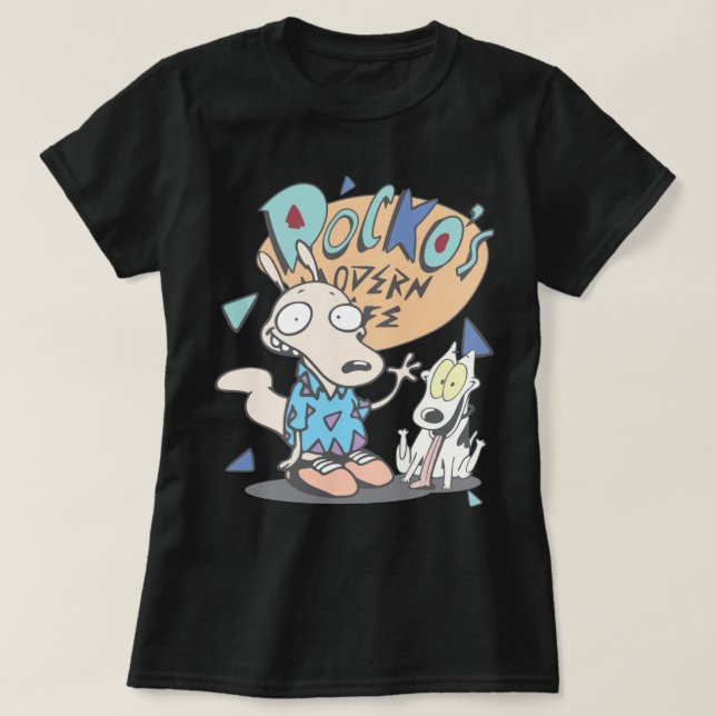 Camiseta Vida moderna de Rockos (Diseño del anverso)