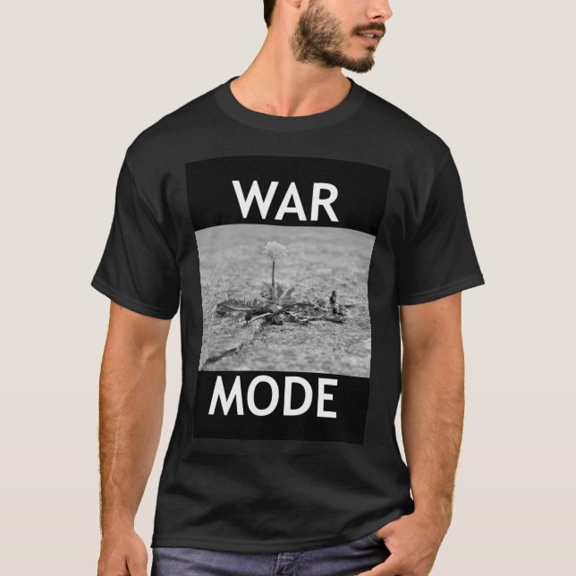 Camiseta vida - modo de guerra (Anverso)