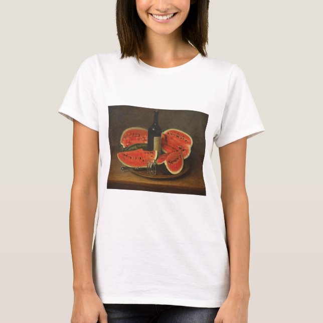 Camiseta Vida muerta con sandías (por Constantin Stahi) (Anverso)