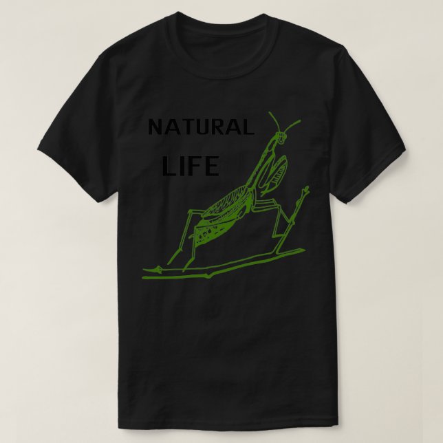 CAMISETA VIDA NATURAL (Diseño del anverso)