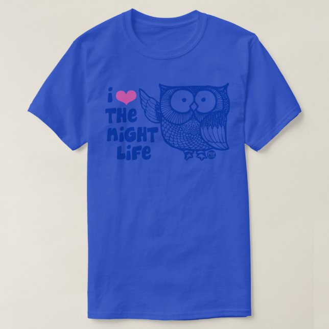 CAMISETA VIDA NOCTURNA (Diseño del anverso)