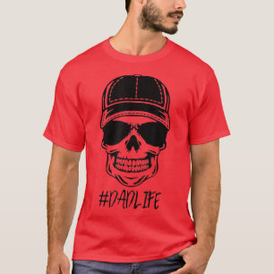 Camiseta vida papá gafas de sol hombres del día del padre 