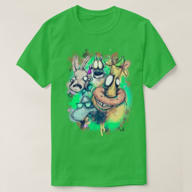 Camiseta Vida post-moderna (Diseño del anverso)