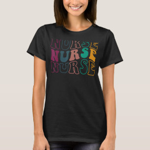 Camiseta Vida Retro Futura De Enfermería Para Enfermeras Re