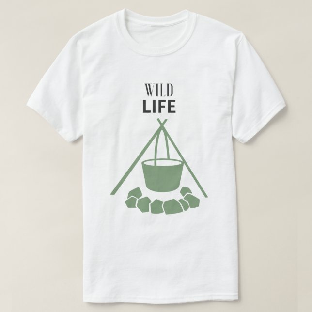 Camiseta Vida salvaje (Diseño del anverso)