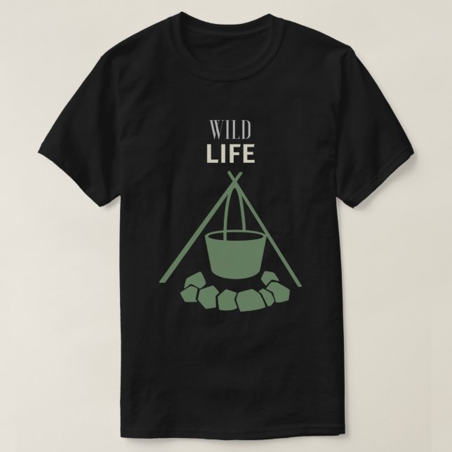 Camiseta Vida salvaje (Diseño del anverso)