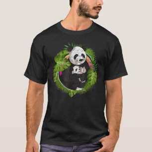 Camiseta Vida salvaje animal en el zoológico Cute Panda Bea