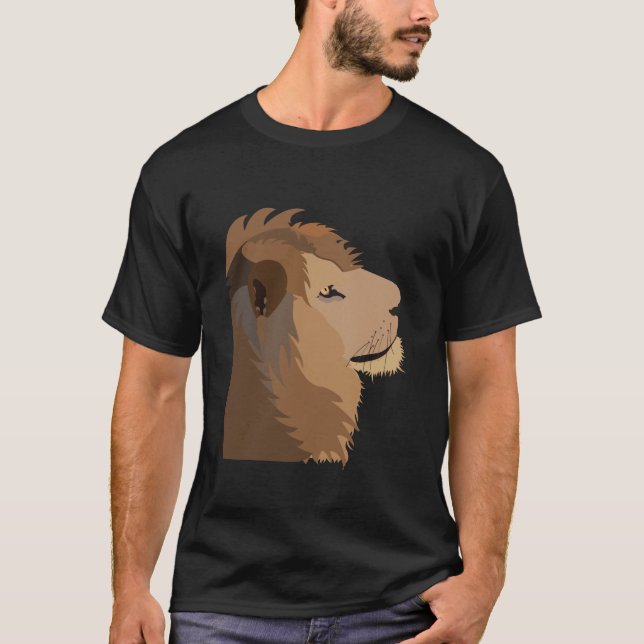 Camiseta Vida salvaje de animales leones (Anverso)